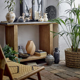 Riva Wooden Console Table - Brown