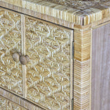 Lorris Rattan Chest of Drawers - Beige