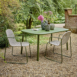 Calana Iron Garden Table - Green