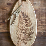 Moya Oval Chopping Board - Brown