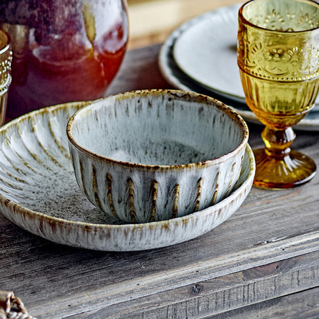 Fleur Stoneware Bowl 14cm - Cream