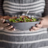 Sandrine Stoneware Deep Plate - Grey