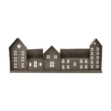 Noeli Iron Christmas Tealight Holder - Grey