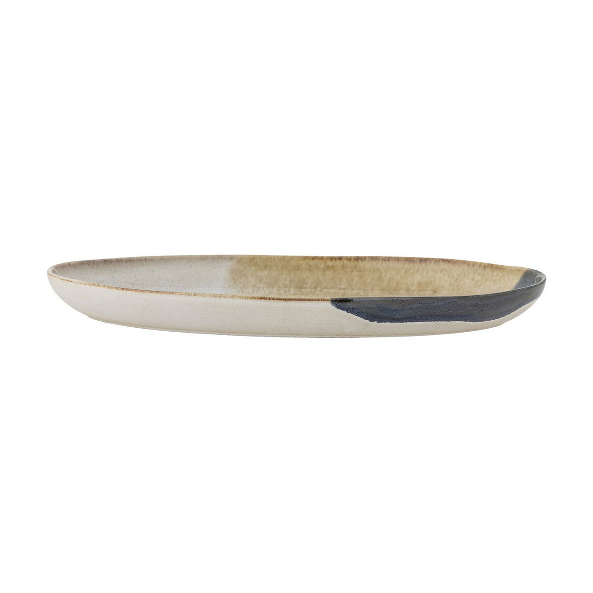 Jules Speckled Stoneware Platter - Cream