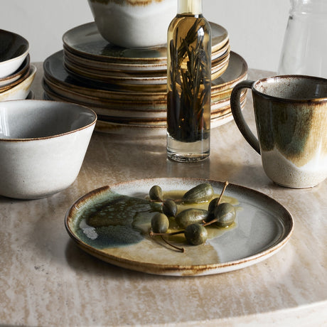 Jules Speckled Stoneware Dinner Plate - Cream