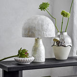 Adria Mother of Pearl Table Lamp with Bamboo Shade - Pearl