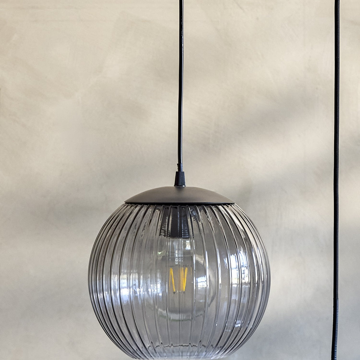 Sybia Glass Pendant Light - Grey