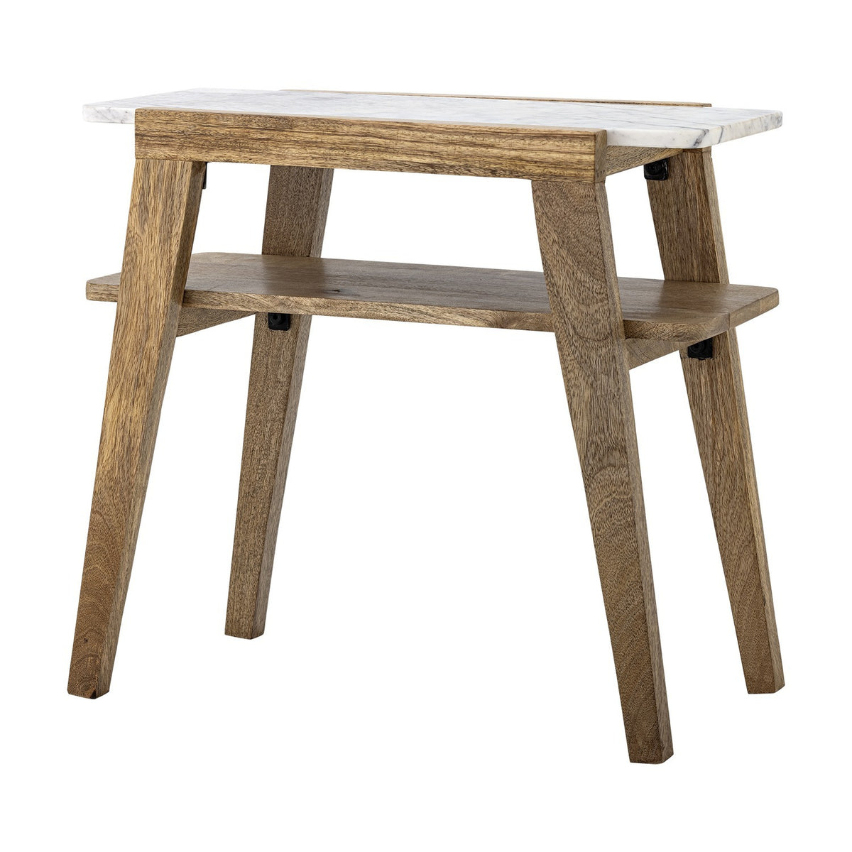 Livi Wooden Side Table - Brown