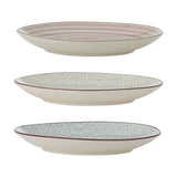Patrizia Dotted Stoneware Side Plates Set of 3 - Multi