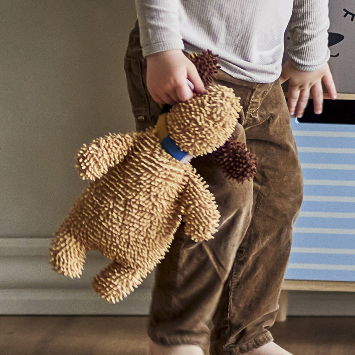 Charlie Striped Soft Toy - Beige