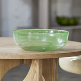Amelie Glass Bowl 27cm - Green