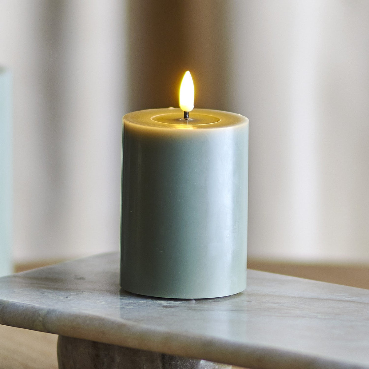 Ponza LED Candle 10cm - Green