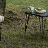 Mundo Cement Garden Table - Black