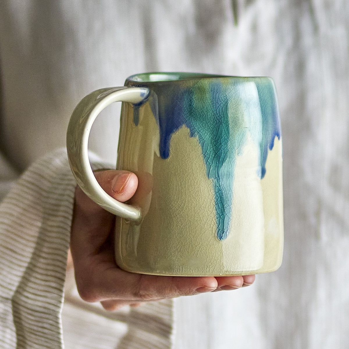 Yori Stoneware Mug 450ml - Cream