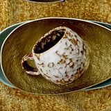Paula Mottled Stoneware Cup 275ml - Brown