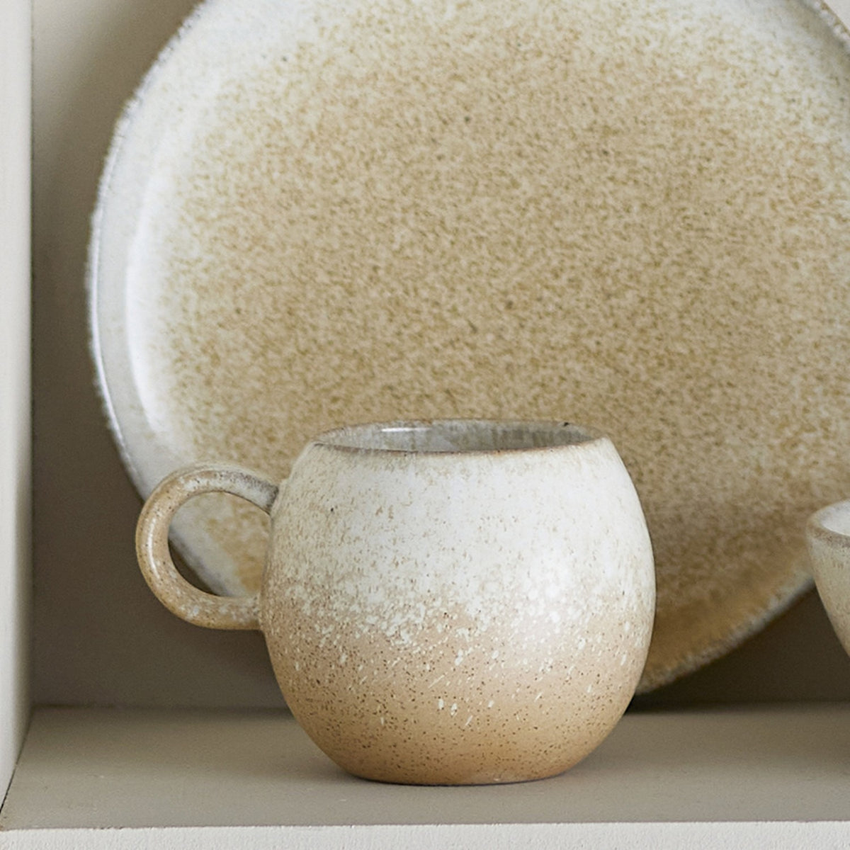 Paula Stoneware Cup 275ml - Beige
