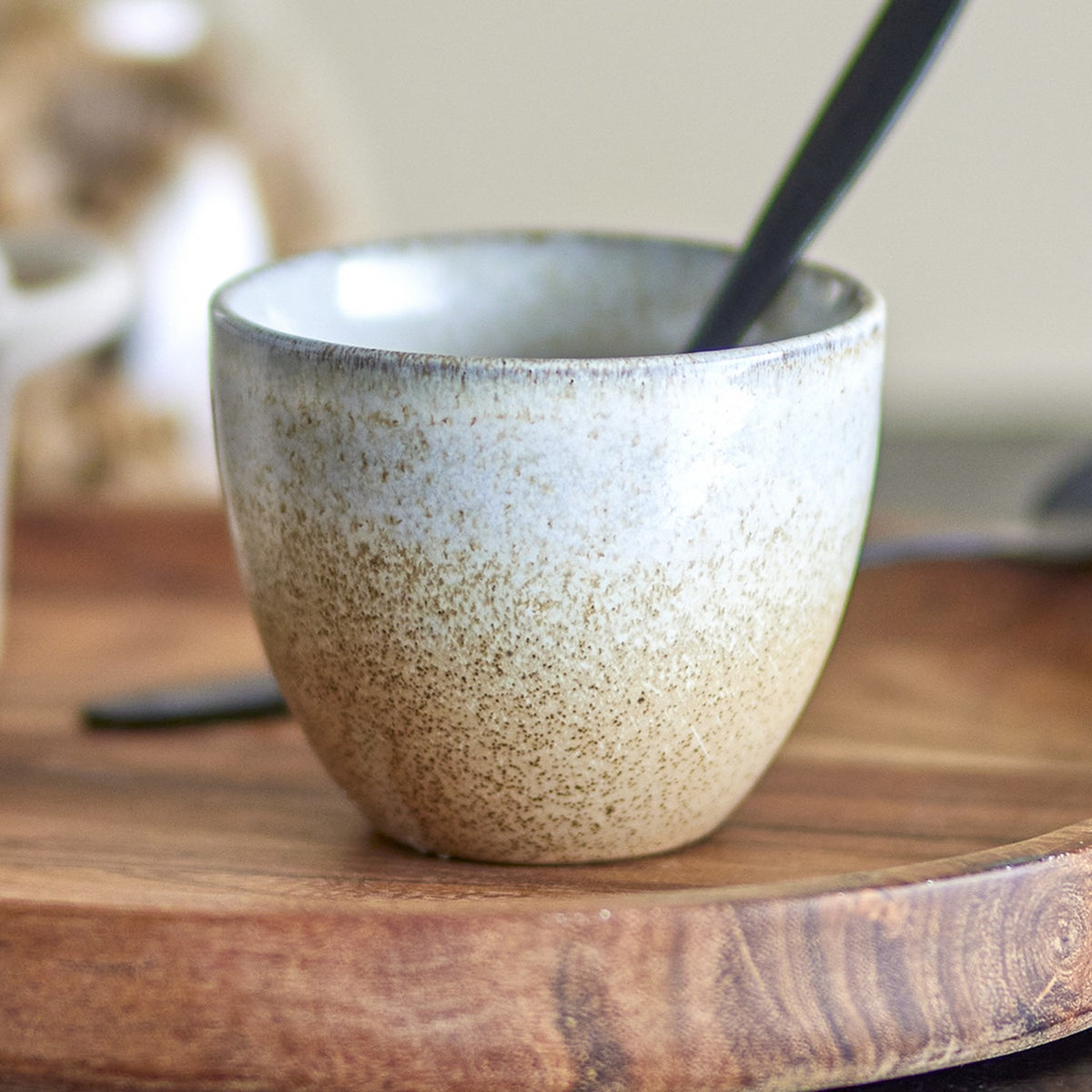 Paula Stoneware Cup 195ml - Beige