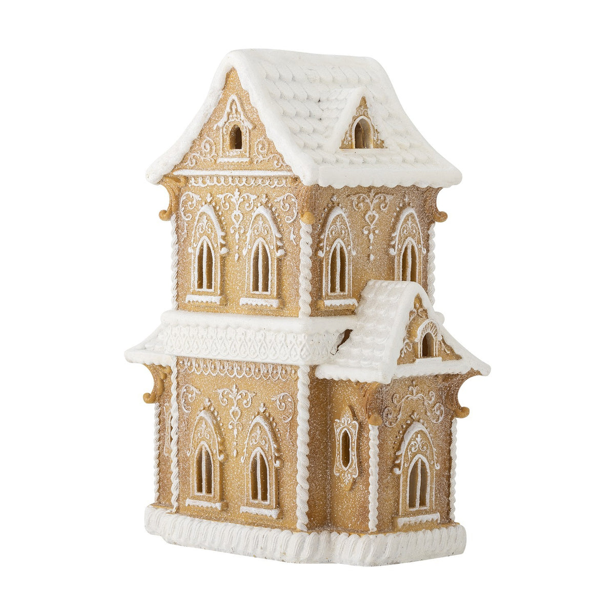 Kevin Resin Christmas Decoration with Light - Brown