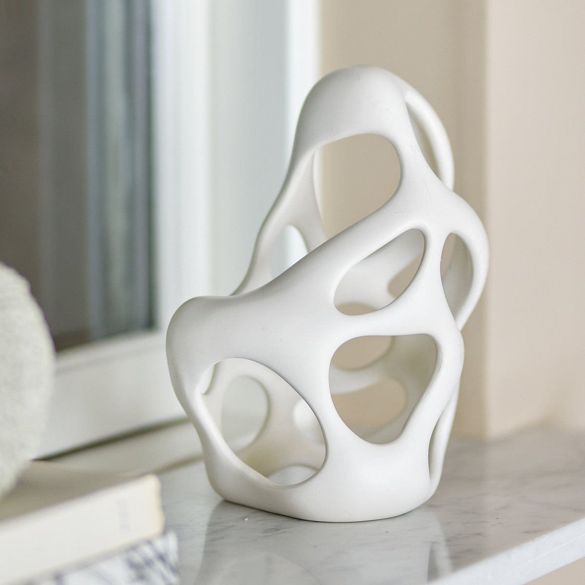Chanet Resin Ornament - White