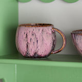 Rayen Stoneware Mugs 390ml Set of 4 - Pink