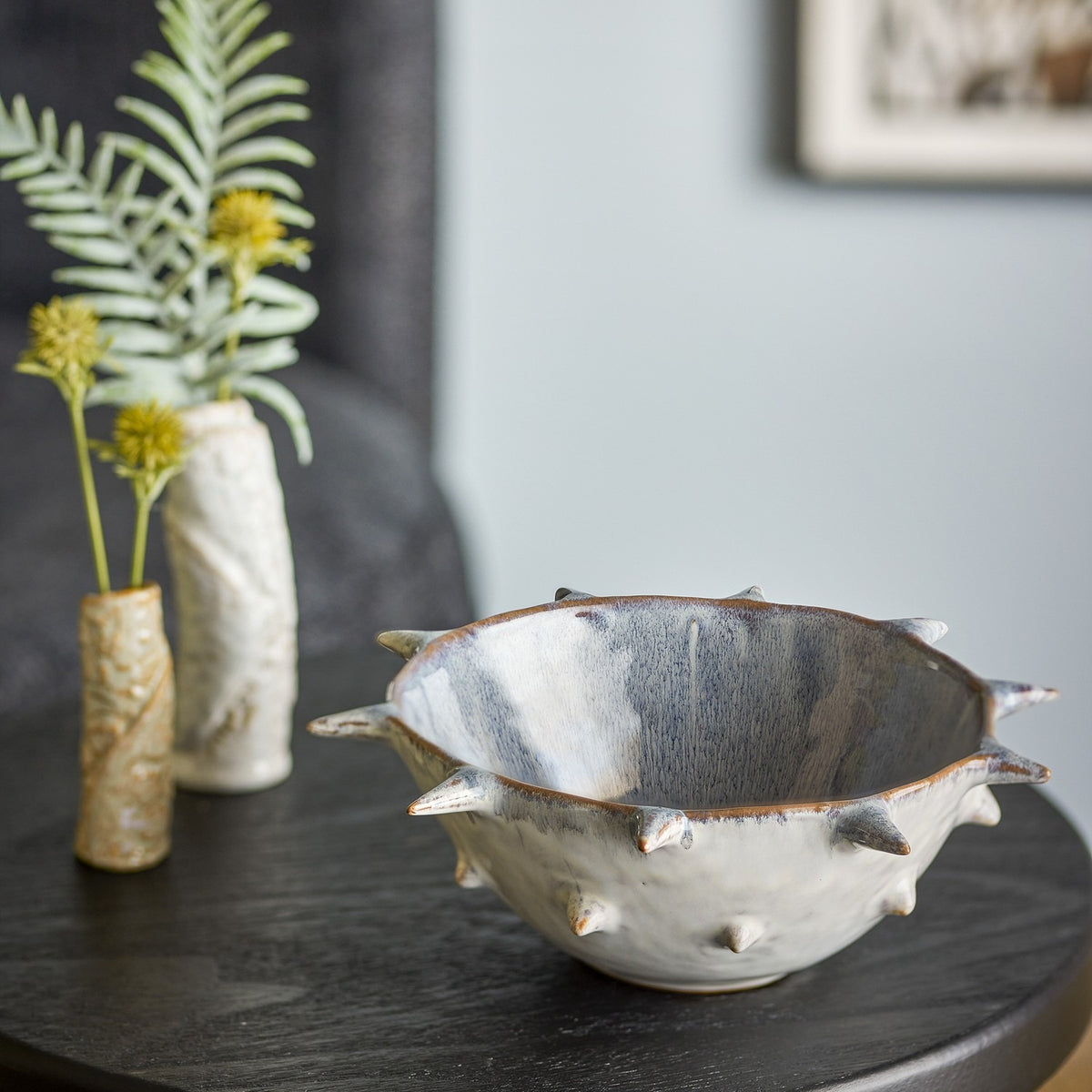 Edie Stoneware Bowl 22.5cm - Blue