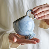 Avonlea Round Stoneware Cups 250ml Set of 4 - Blue