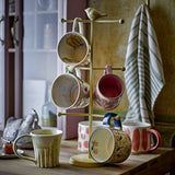 Dean Cast Iron Mug Tree - Yellow
