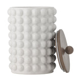 Madge Stoneware Storage Jar with Lid 2550ml - White