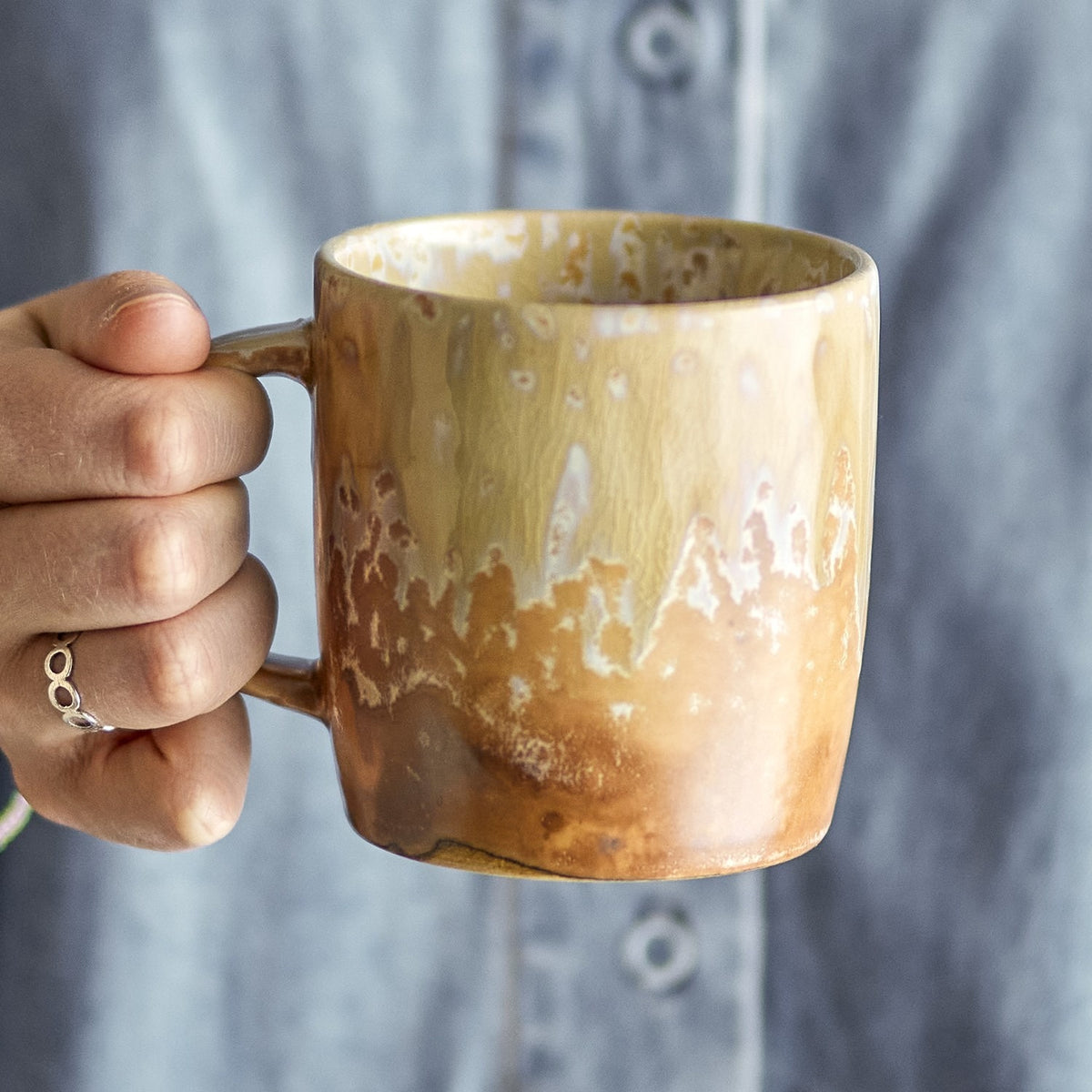 Milani Stoneware Mug 400ml - Beige