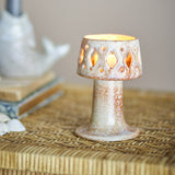 Patty Stoneware Tealight Holder - Beige