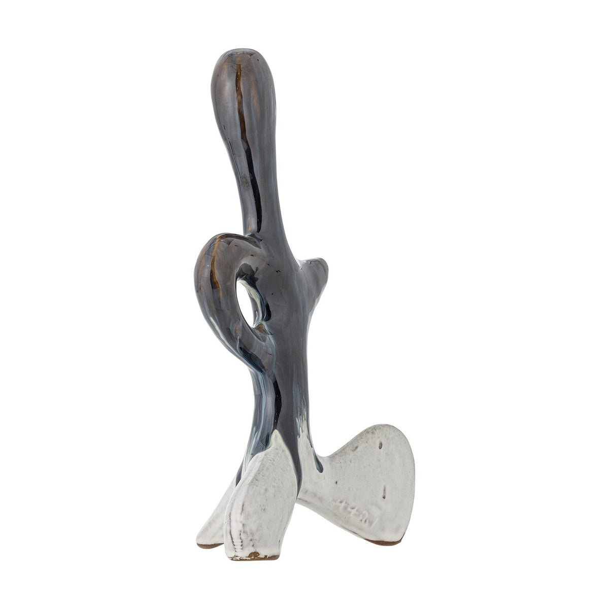 Harlan Stoneware Ornament - Blue