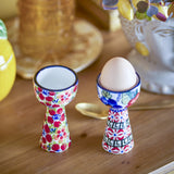 Florist Stoneware Egg Cups Set of 2 - Multi