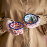 Florist Floral Stoneware Bowls 9cm Set of 2 - Multi