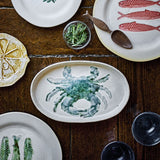 Hadden Stoneware Plates 29x18cm Set of 4 - Cream
