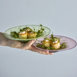 Sunil Glass Side Plates Set of 2 - Multi