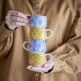 Milton Stoneware Espresso Cups 155ml Set of 4 - Multi