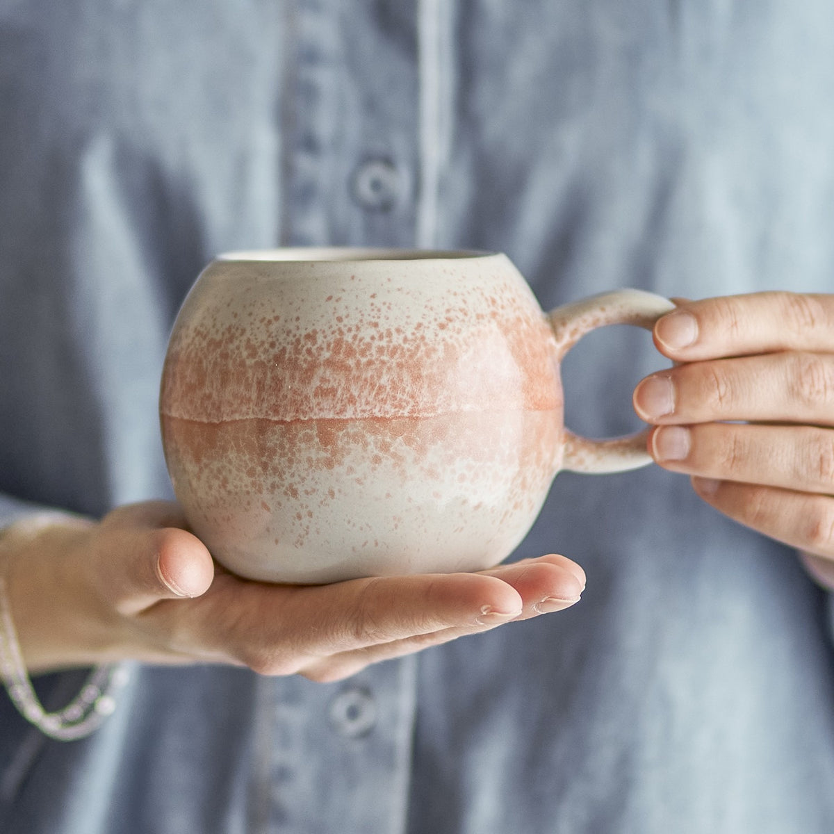 Paula Stoneware Mug 410ml - Orange