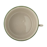 Hezha Stoneware Bowl 13cm - Green