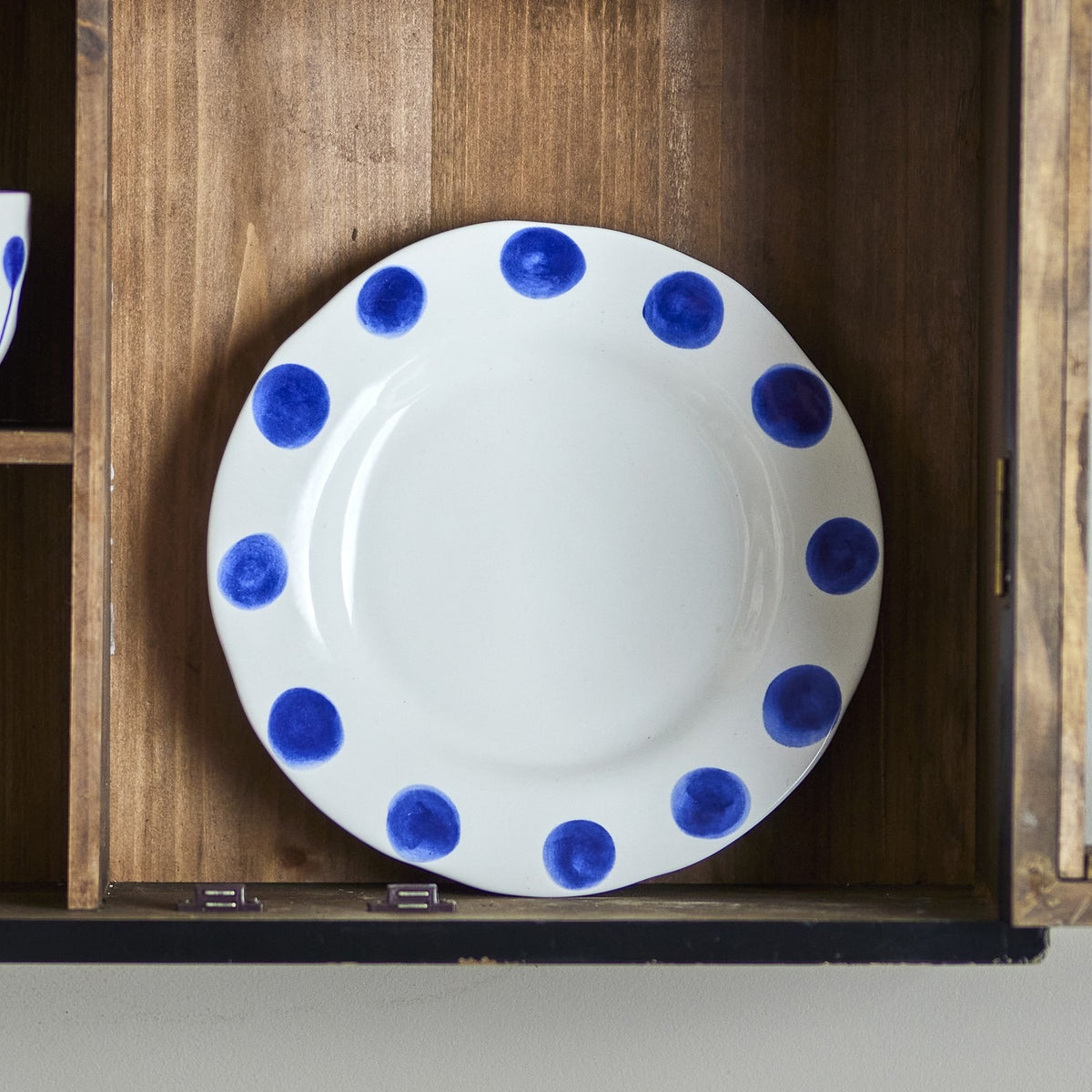 Linora Stoneware Side Plates Set of 3 - White