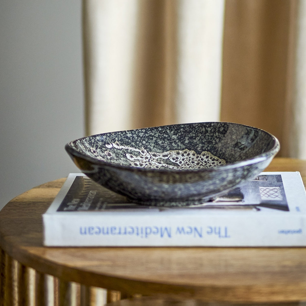 Sway Stoneware Bowl 24cm - Grey