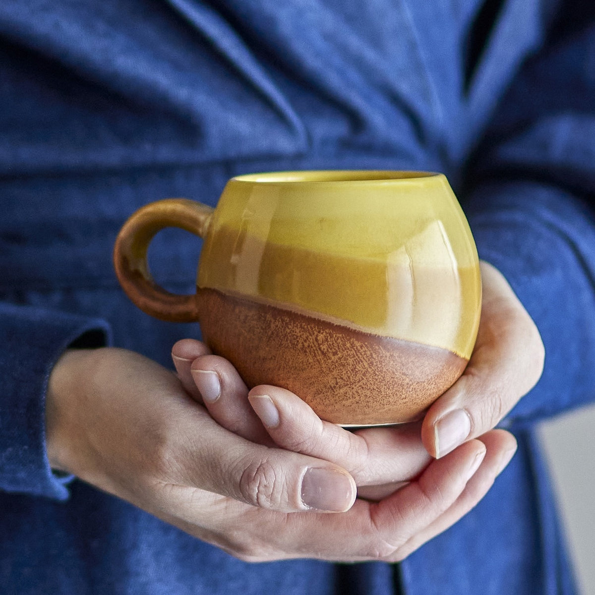Paula Stoneware Cup 275ml - Yellow