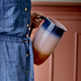 Tatum Ribbed Stoneware Jug 2100ml - Multi