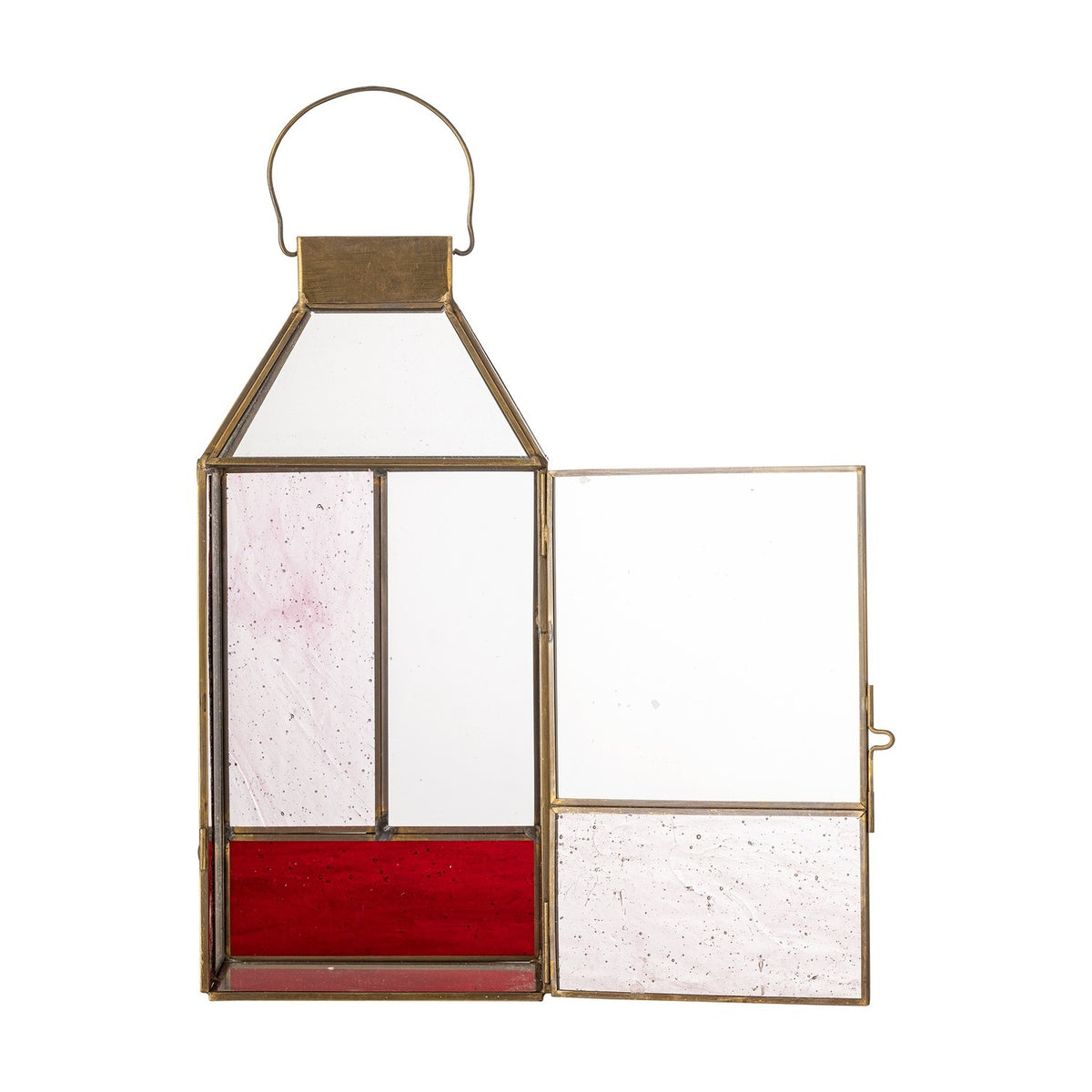 Drew Glass Outdoor Lantern - Pink