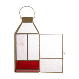 Drew Glass Outdoor Lantern - Pink