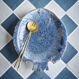 Fae Fish Stoneware Platter - Blue