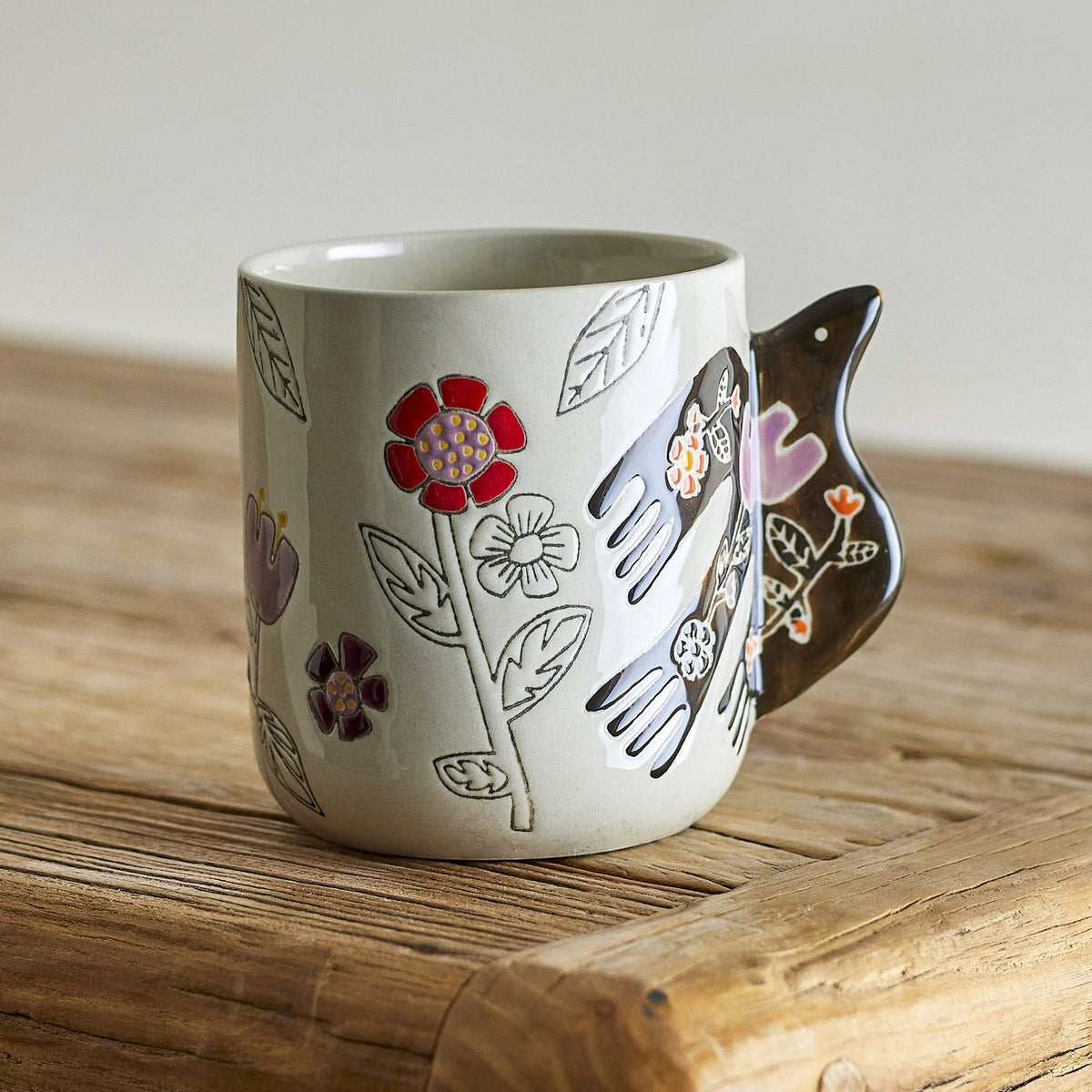 Vivielle Stoneware Cups 325ml Set of 4 - Multi
