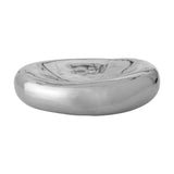 Shine Pebble Stoneware Bowl 23cm - Silver