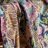 Lester Floral Cotton Throw - Multi