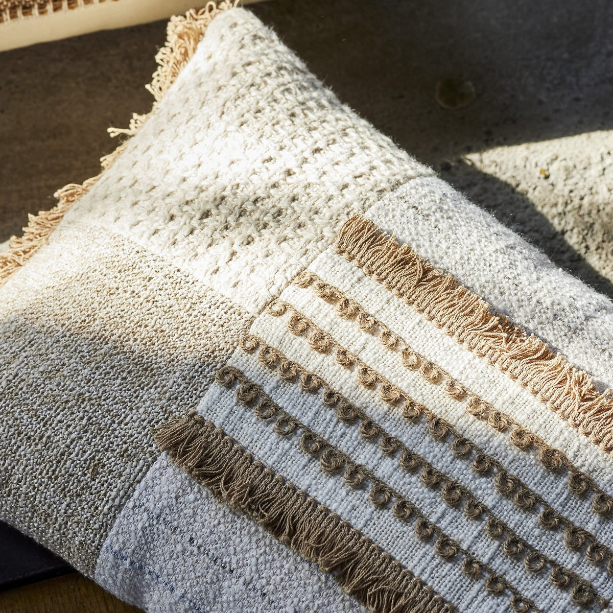 Cinta Cotton Cushion - Natural