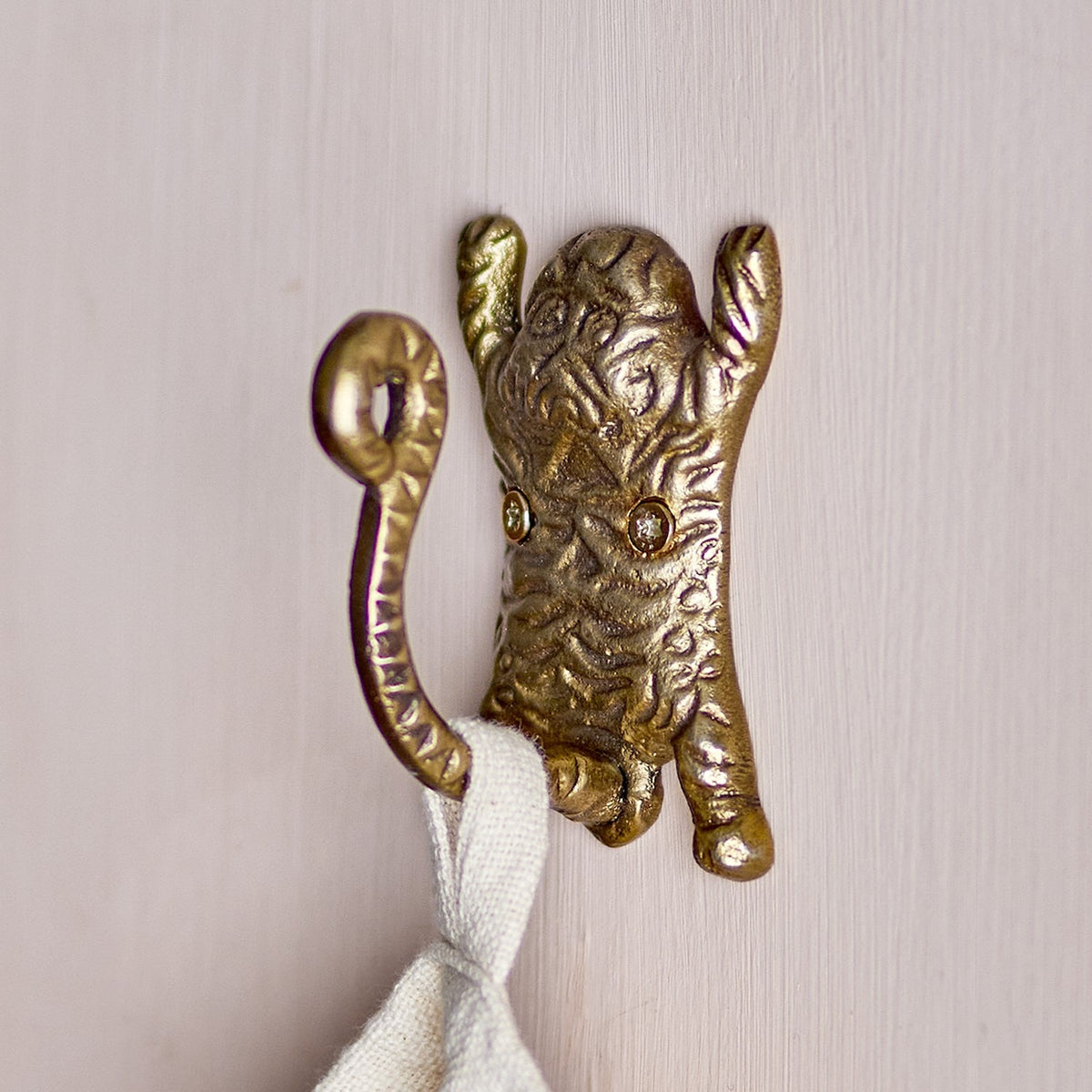 Lester Aluminium Wall Hook - Brass